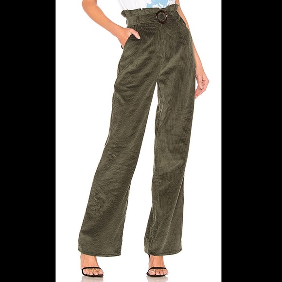 Revolve Majorelle Benedict Pant Olive Green, S - Picture 1 of 8